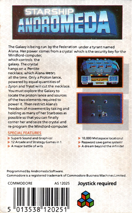Starship Andromeda — box-2D-back (EU)