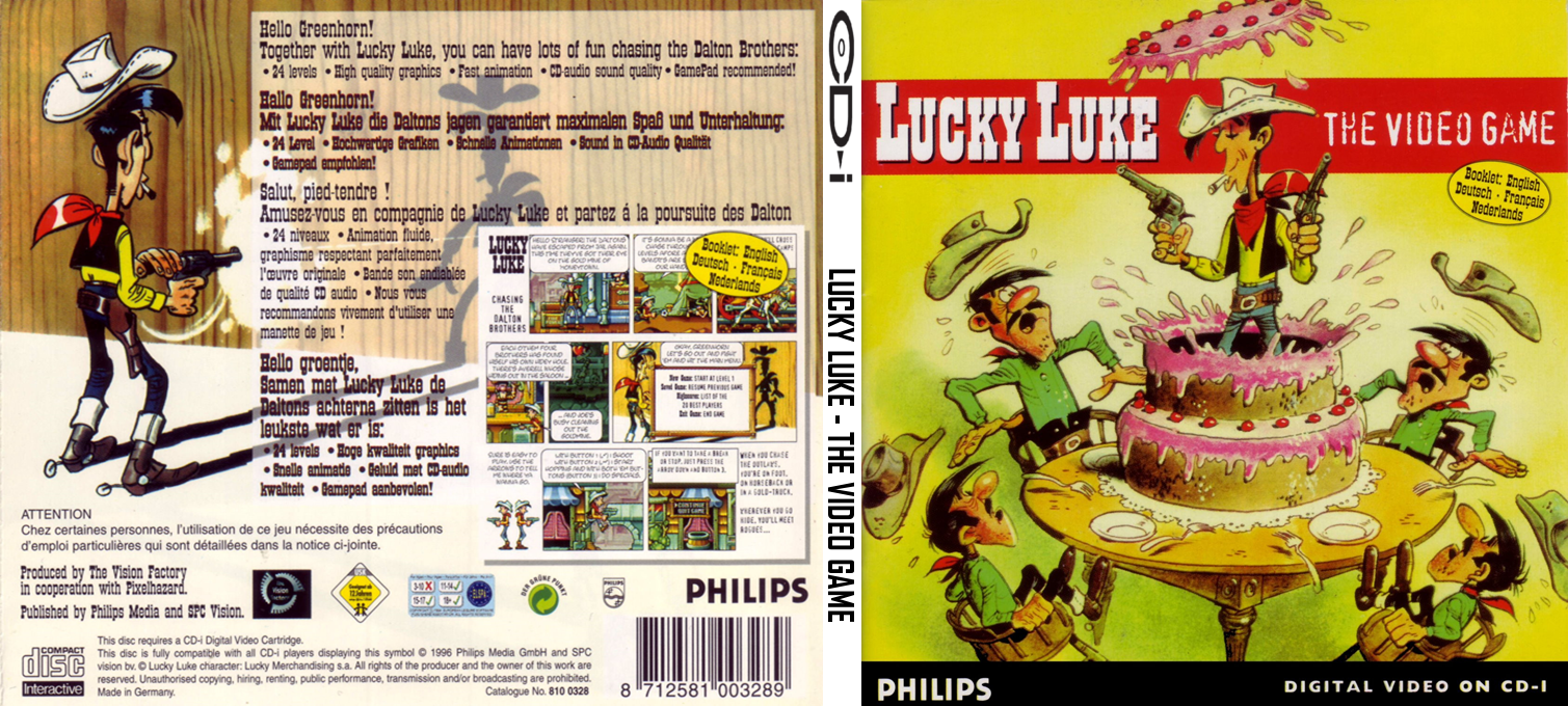 Lucky Luke - The Video Game — box-texture (EU)