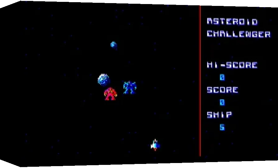 Asteroid Challenger — box-3D (WOR)