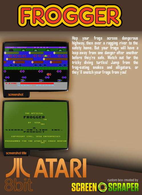 Official Frogger, The — box-2D-back (SS)