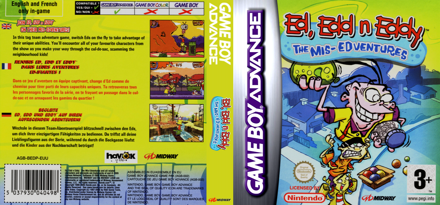 Ed Edd'n Eddy - The Mis-edventures — box-texture (EU)