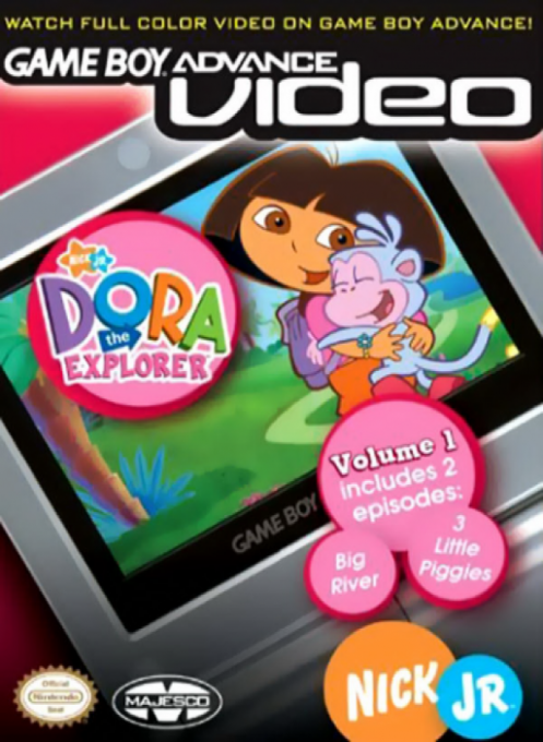 Game Boy Advance Video - Dora The Explorer - Volume 1 box art