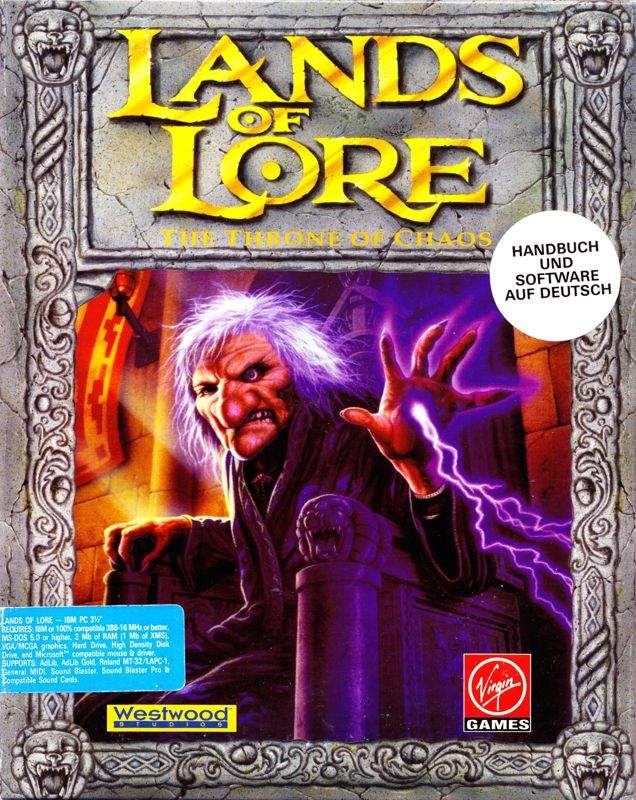 Lands Of Lore - The Throne Of Chaos — box-2D (DE)