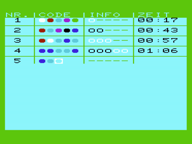 Colourcode — ss (WOR)