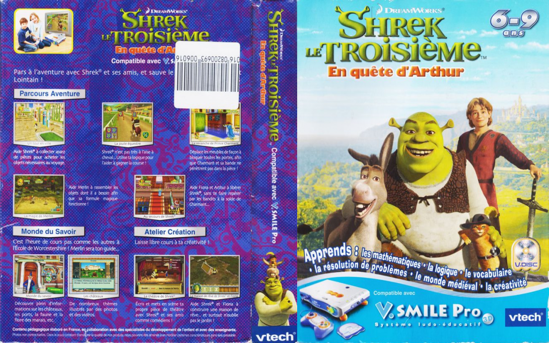 Shrek The Third - The Search For Arthur — box-texture (FR)