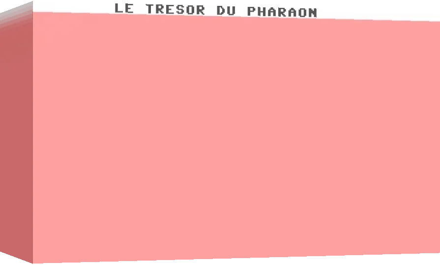 Le Trésor du Pharaon — box-3D (WOR)