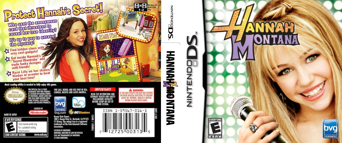 Hannah Montana — box-texture (US)