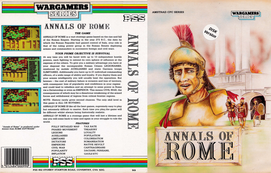 Annals Of Rome — box-texture (EU)