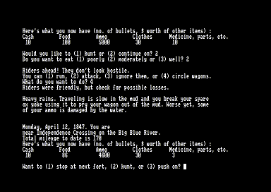 Oregon Trail And Westward Ho! 1847, The — ss (EU)