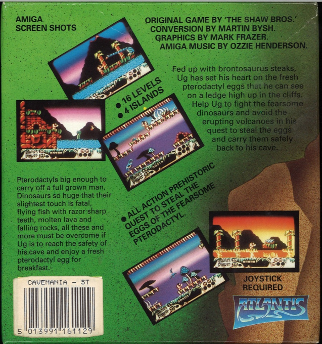 Cavemania — box-2D-back (EU)