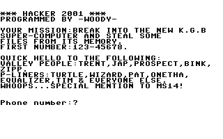 Hacker 2001 — ss (EU)