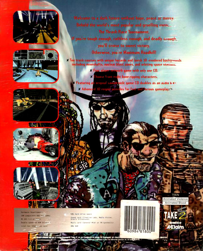 Maximum Roadkill — box-2D-back (US)
