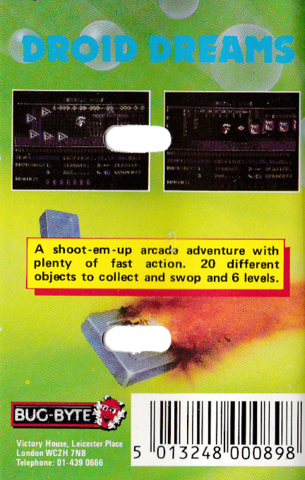 Droid Dreams — box-2D-back (EU)