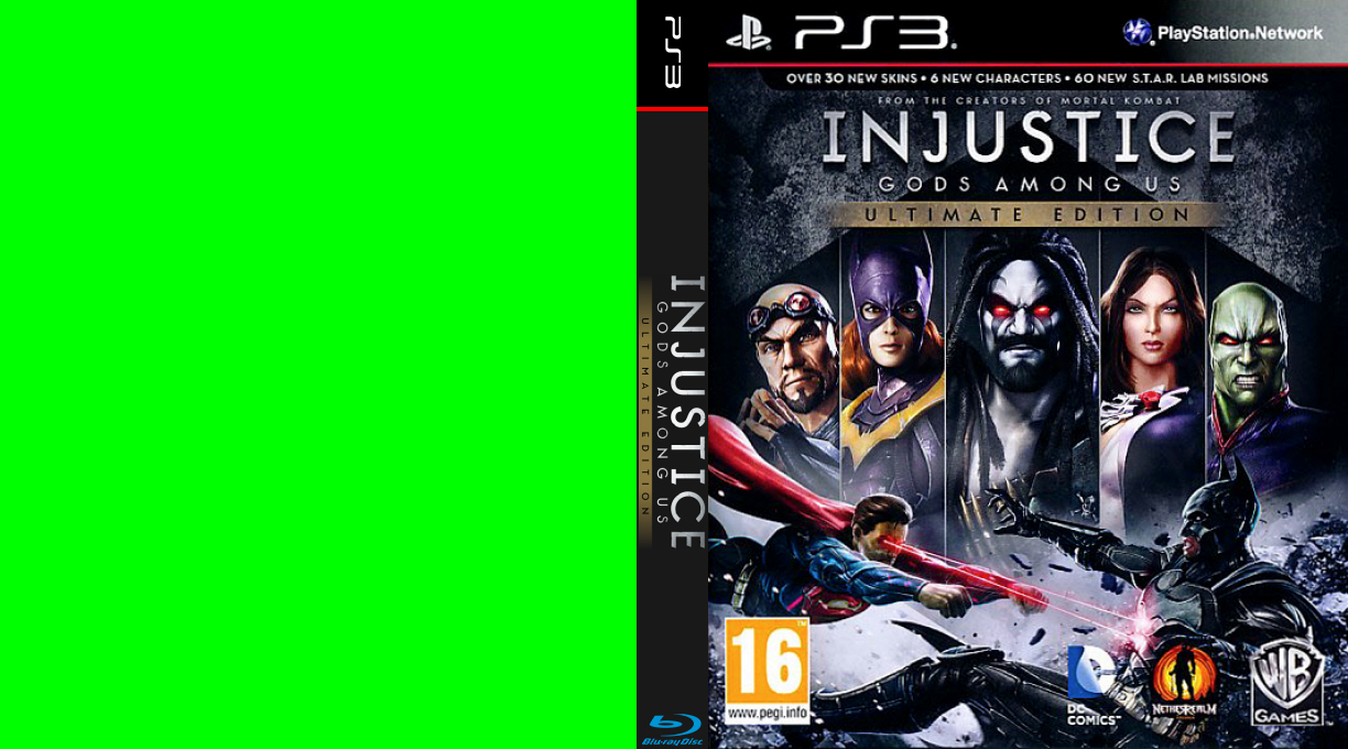 Injustice - Gods Among Us - Ultimate Edition — box-texture (EU)