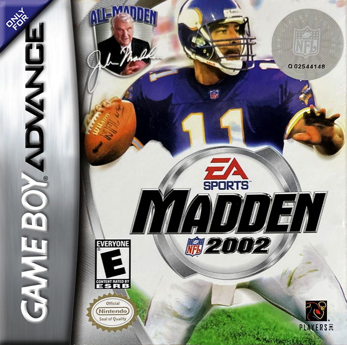 Madden NFL 2002 box art