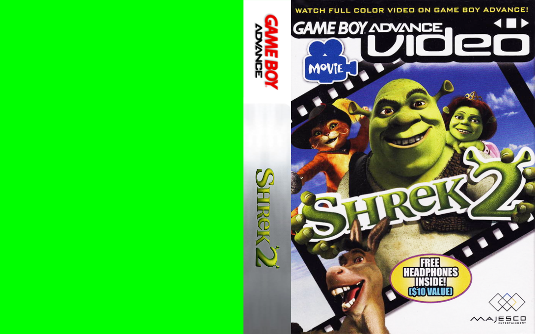 Game Boy Advance Video - Shrek 2 — box-texture (CUS)