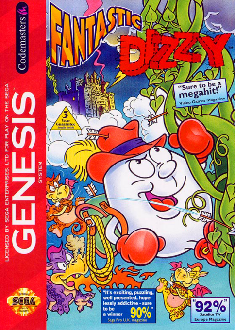 Fantastic Dizzy box art