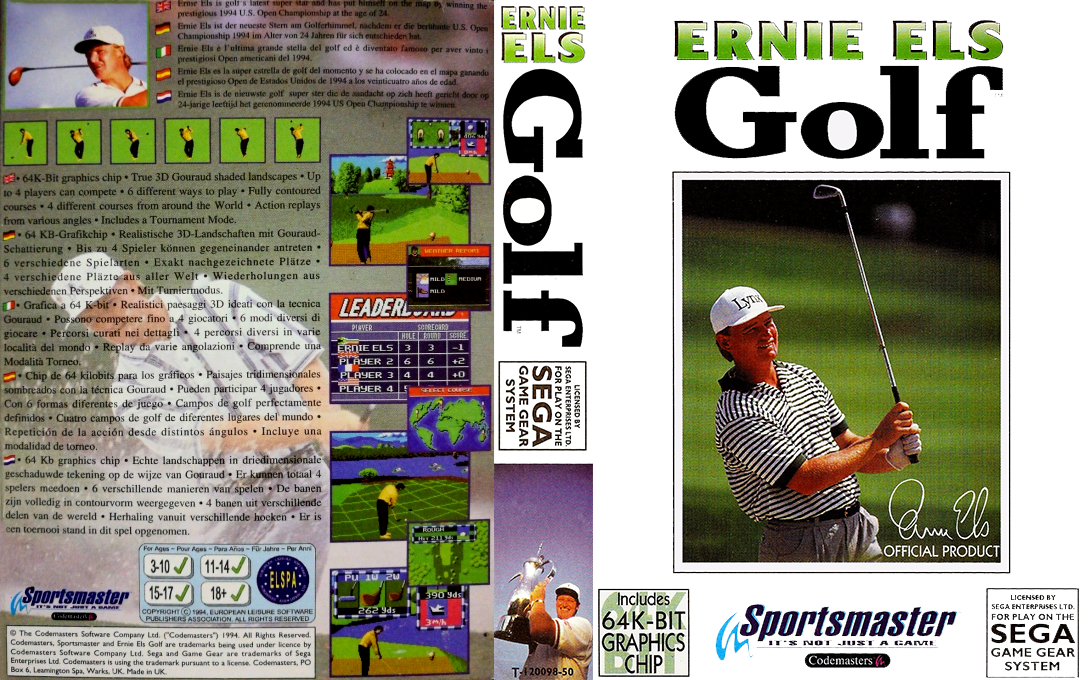 Ernie Els Golf — box-texture (EU)