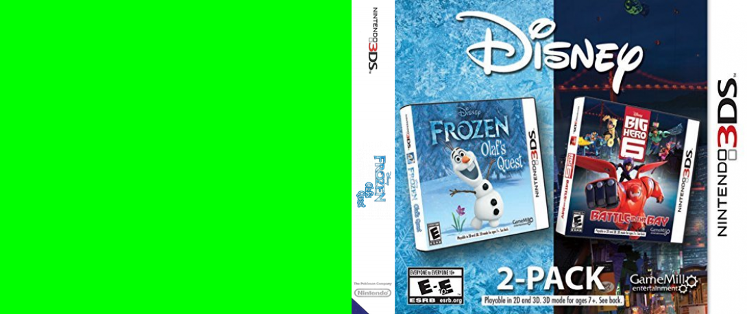 Disney 2-Pack - Frozen - Olaf's Quest + Big Hero 6 - Battle in the Bay — box-texture (US)