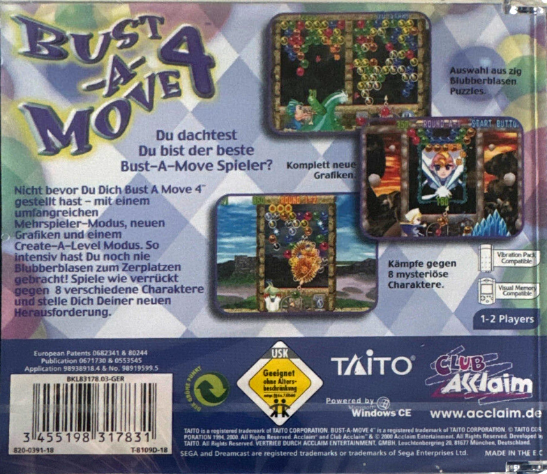 Puzzle Bobble 4 — box-2D-back (DE)