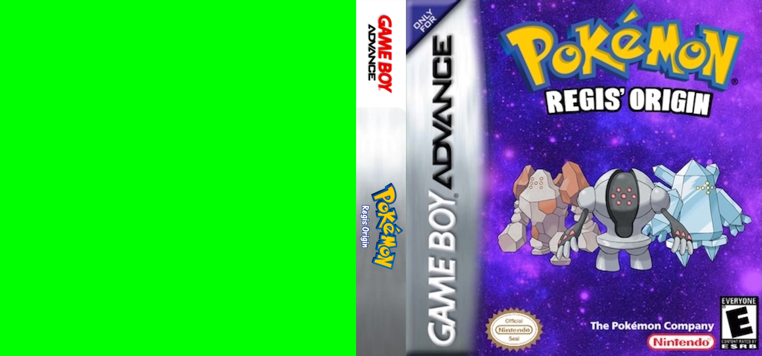 Pokémon : Regis Origin — box-texture (US)