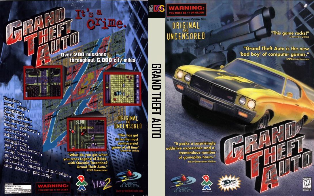 Grand Theft Auto — box-texture (US)