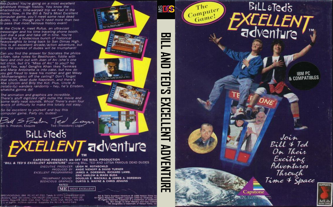 Bill And Ted's Excellent Adventure — box-texture (US)