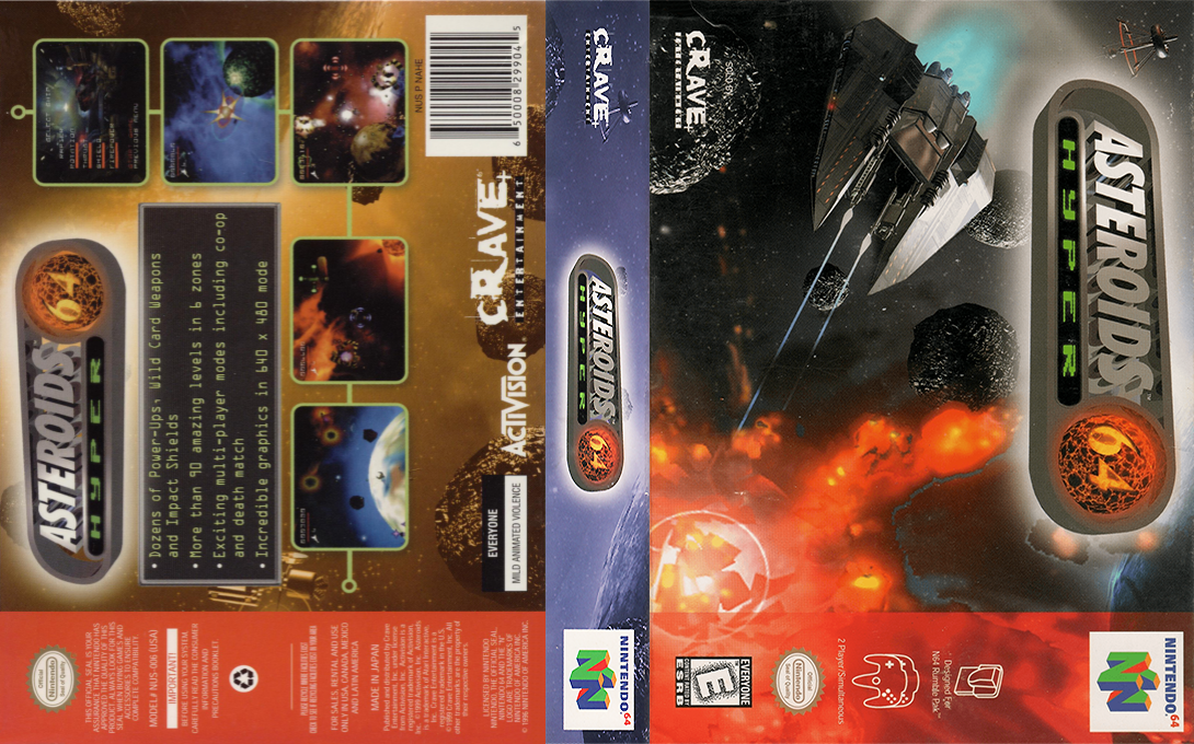 Asteroids 64 — box-texture (US)
