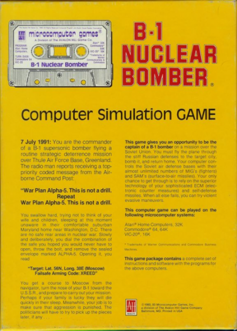 B1 Nuclear Bomber — box-2D-back (US)