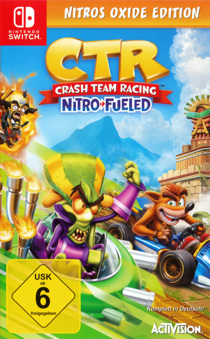 Crash Team Racing Nitro-fueled — box-2D (DE)