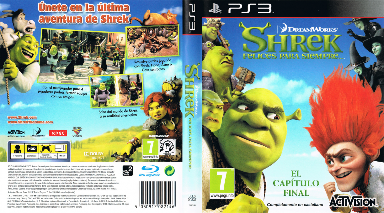 DreamWorks Shrek Forever After — box-texture (SP)