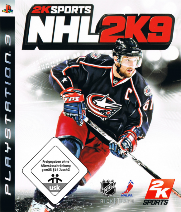NHL 2K9 — box-2D (DE)