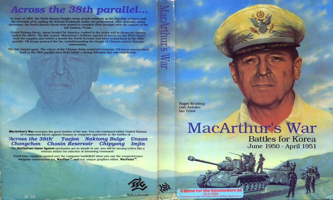 Macarthur's War - Battles For Korea — box-texture (US)