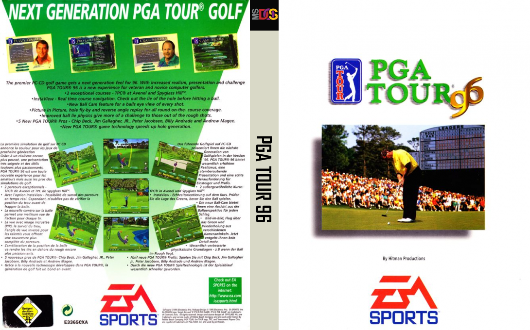 Pga Tour 96 — box-texture (EU)