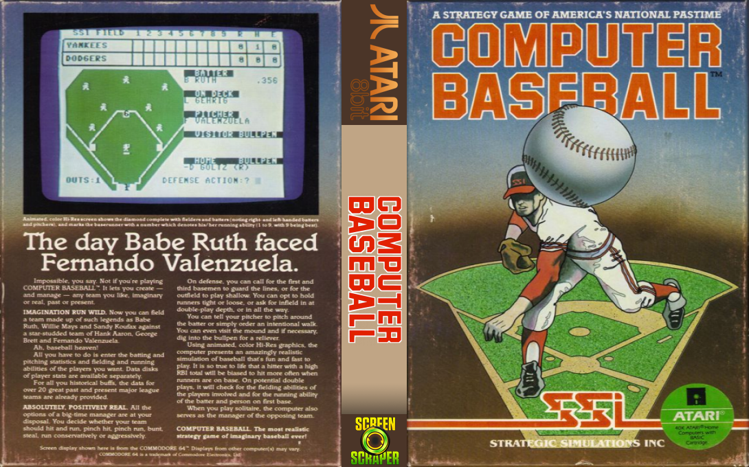 Computer Baseball — box-texture (US)
