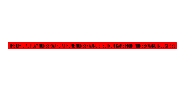 The Official Play Numberwang At Home Numberwang Spectrum Game From Numberwang Industries — wheel-hd (SS)