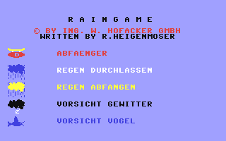 Raingame — sstitle (DE)