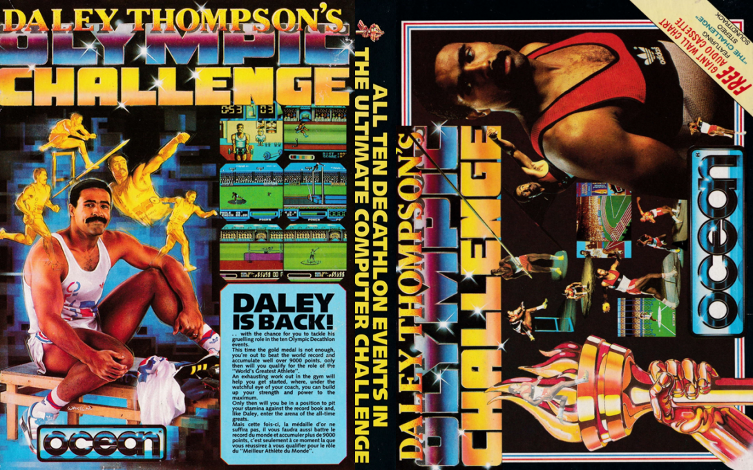 Daley Thompson's Olympic Challenge — box-texture (EU)