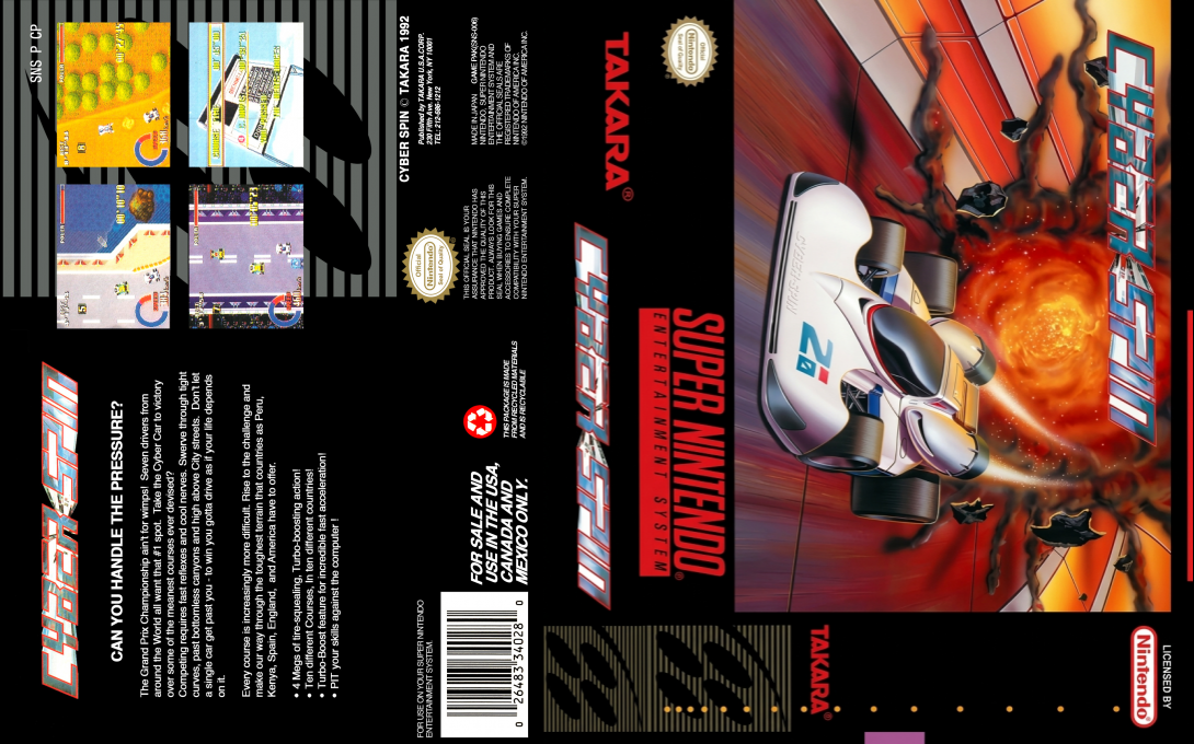 Cyber Spin — box-texture (US)