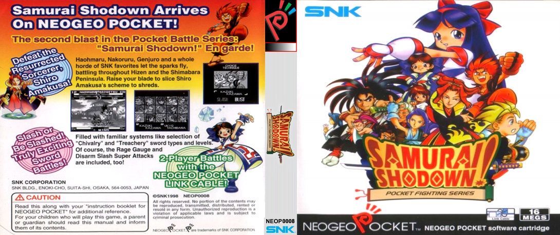 Samurai Shodown! - Pocket Fighting Series — box-texture (EU)