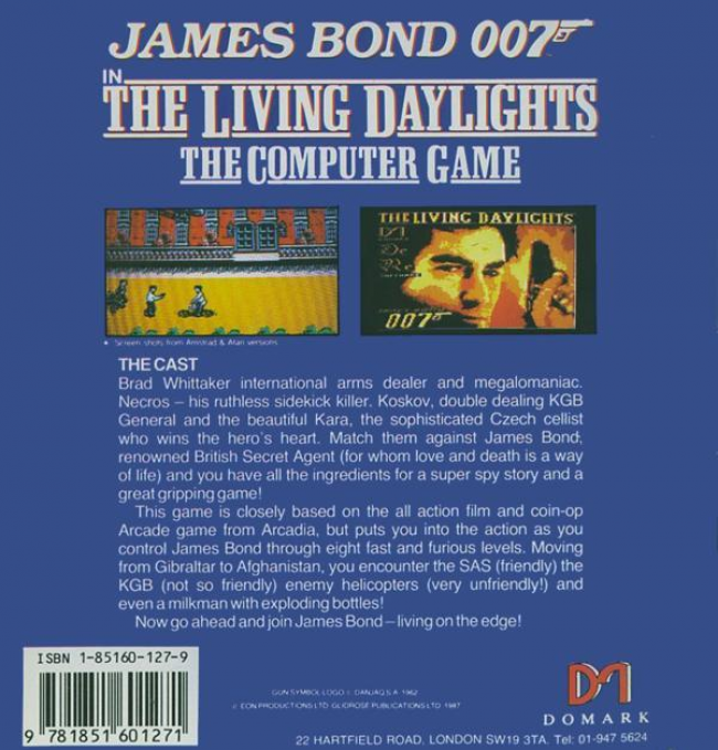 Living Daylights, The — box-2D-back (EU)