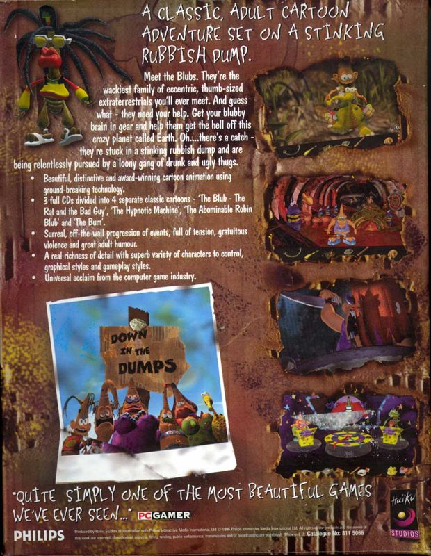 Down In The Dumps — box-2D-back (EU)