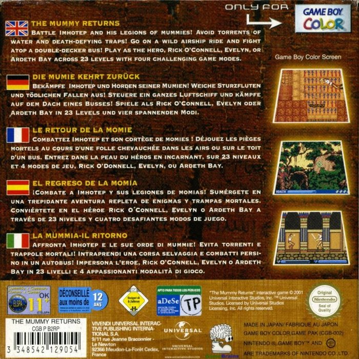 Mummy Returns, The — box-2D-back (EU)