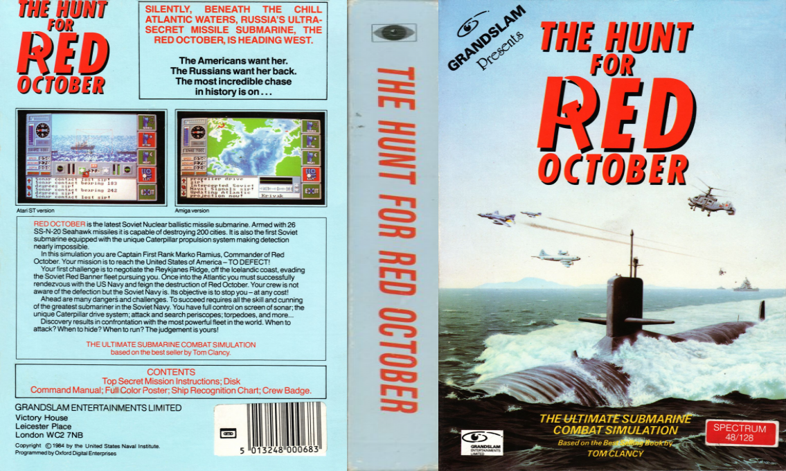 Hunt For Red October, The - The Book — box-texture (EU)