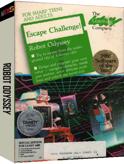Robot Odyssey — box-3D (US)