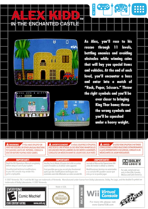 Alex Kidd In The Enchanted Castle — box-2D-back (US)