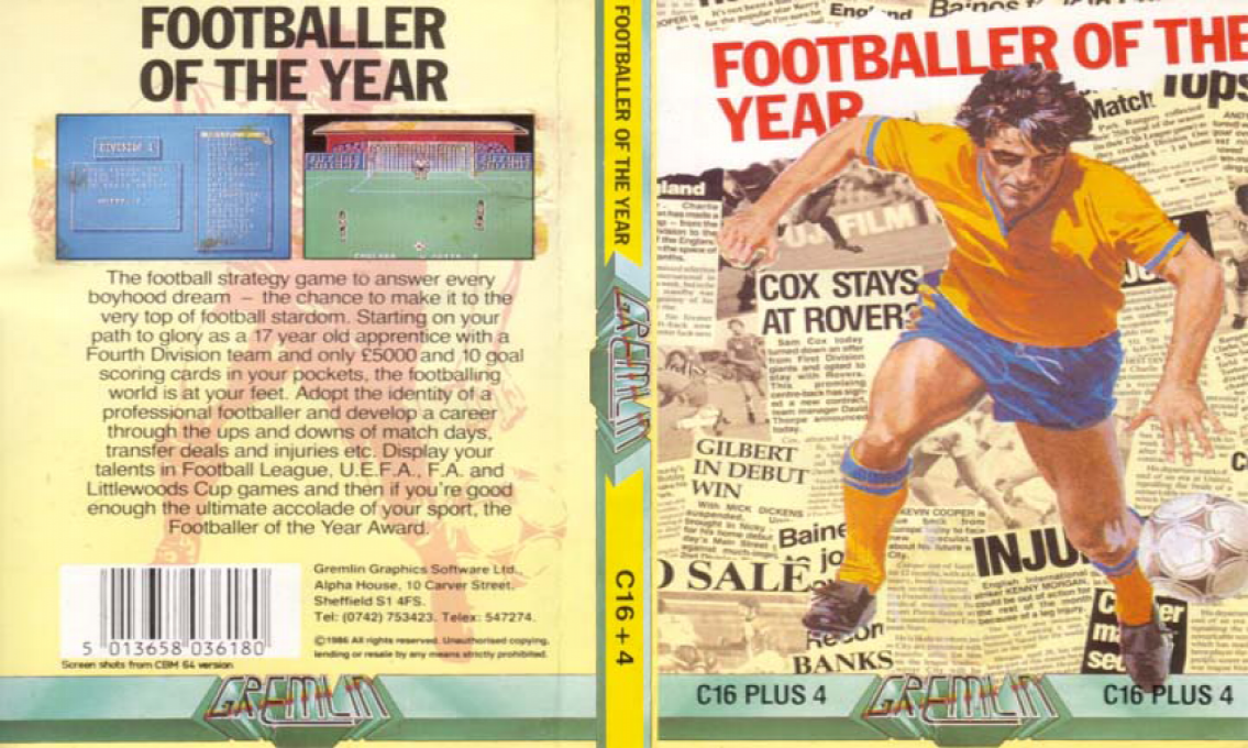Footballer Of The Year — box-texture (EU)