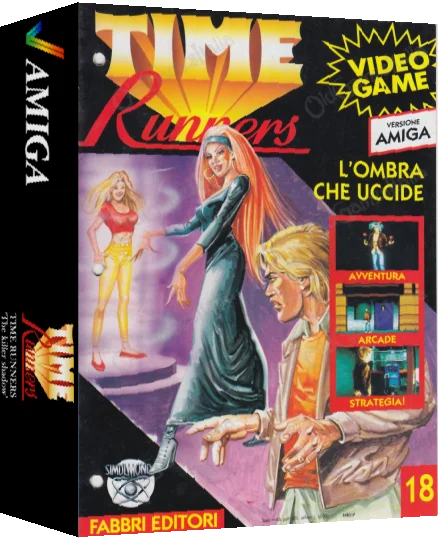 Time Runners 18 - The Killer Shadow — box-3D (IT)