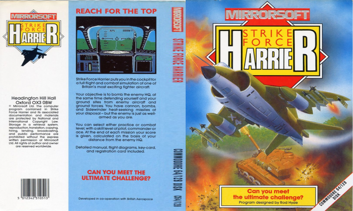 Strike Force Harrier — box-texture (EU)