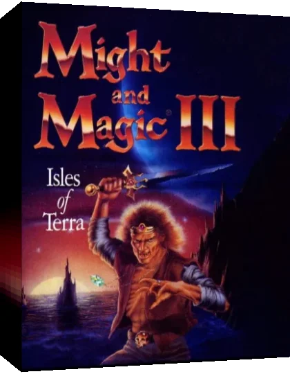Might and Magic - Clouds of Xeen — box-3D (JP)